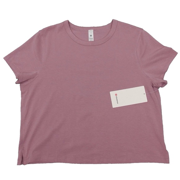 Lululemon Classic Fit Cotton Blend Tee sz 12 - Picture 1 of 9